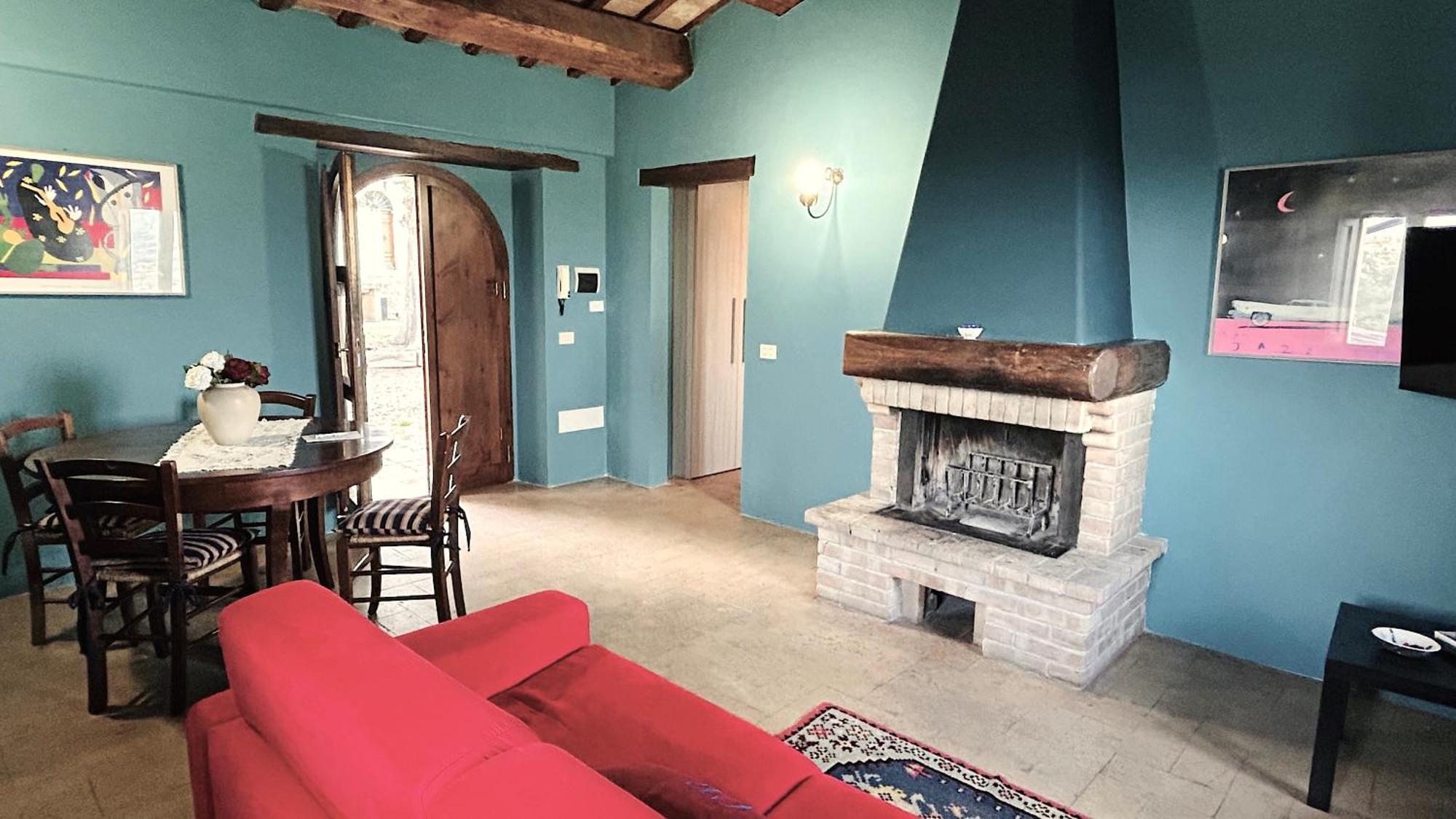 Corte Fratini Appartamenti Trevi Bagian luar foto